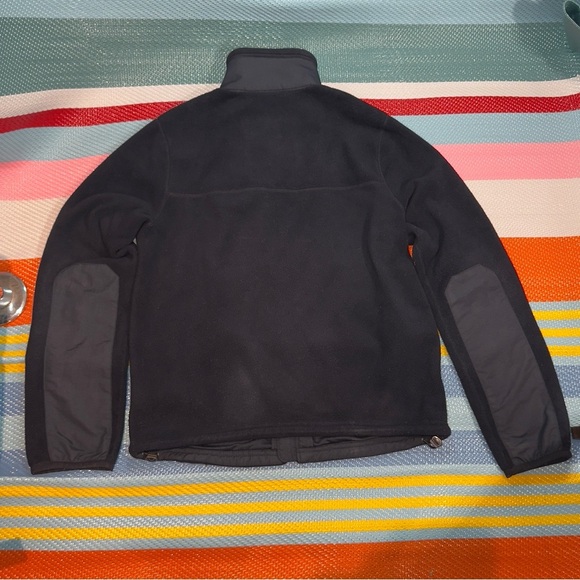 Abercrombie & Fitch Blue Red Polar Fleece Sherpa Full Zip Jacket Men’s Size XL - Picture 2 of 3